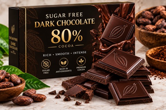 Sugar-Free Dark Chocolate 80% – 48g