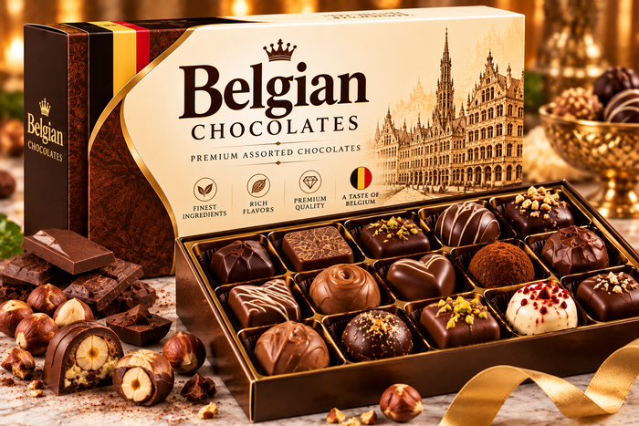 Belgian Chocolates – 230g × 21 Carton