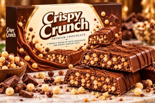 Crispy Crunch Chocolate – 35g × 12 Pack