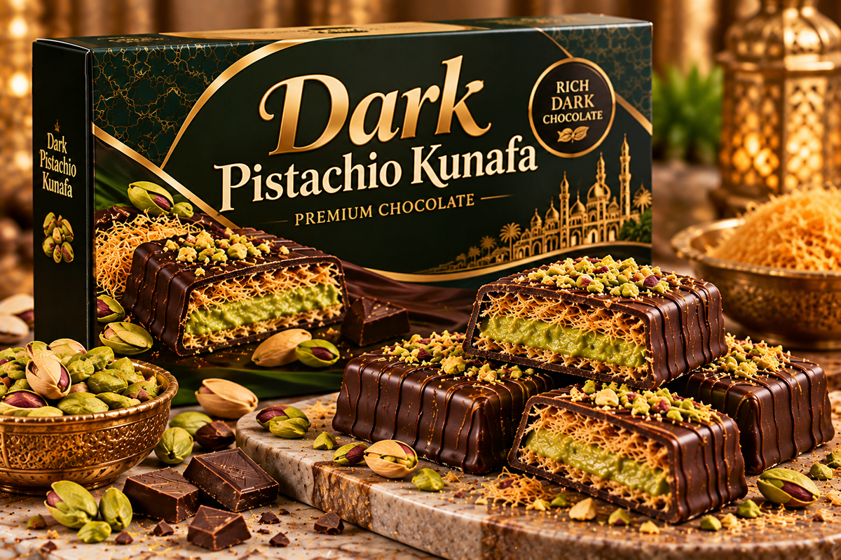 Dark Pistachio Kunafa