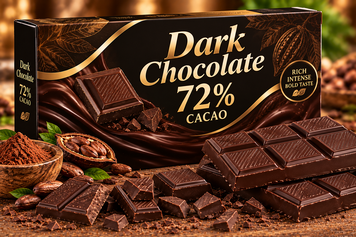 Dark Chocolate 72% Cacao