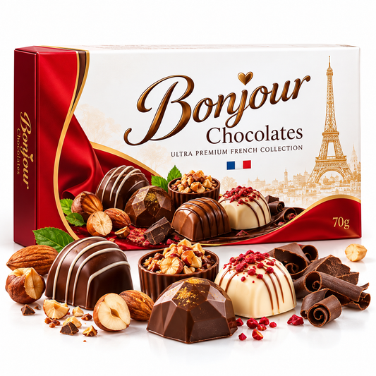 Bonjour Ultra Premium French Chocolates – 70g